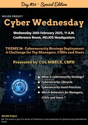 Flyer for Cyber-Strategy Deployment - 26 Février 2025