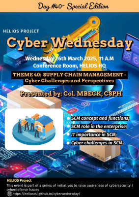Flyer for SUPPLY CHAIN MANAGEMENT - 26 mars 2025