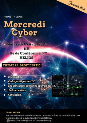 Flyer for Le droit des TIC - 2025 avril 09