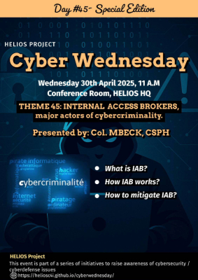 Flyer for INTERNAL ACCESS BROCKERS  -  30 Avril 2025