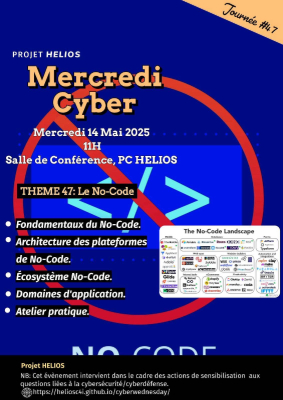 Flyer for NO CODE  -  14 Mai 2025