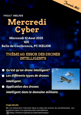 Flyer for ESSOR DES DRONES INTELLIGENTS  -  13 Aout 2025