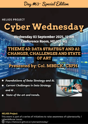 Flyer for DATA STRATEGY AND AI: CHANGES, CHALLENGES AND STATE OF ART -  03 SEPTEMBRE 2025