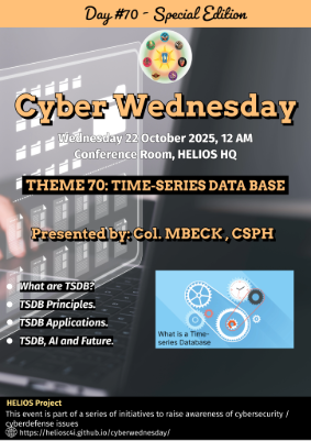 Flyer for Time-Series Data Base  -  22 OCTOBRE 2025