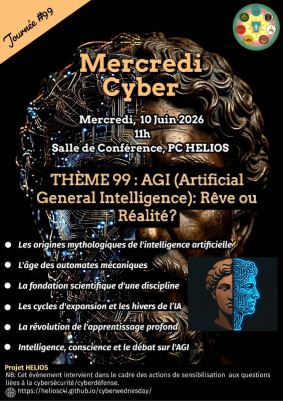 Flyer for  AGI: REVE OU REALITE -  10 JUIN 2026