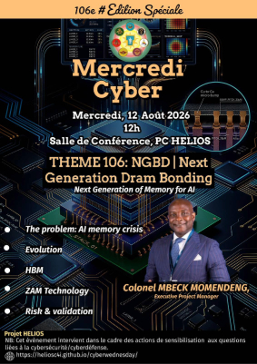 Flyer for  NGBD -  11 Aout 2026
