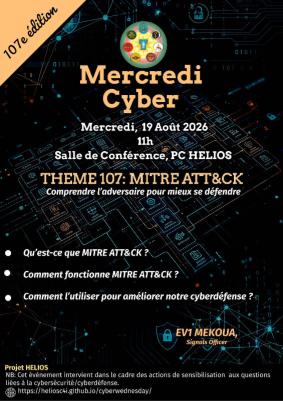 Flyer for  MITRE_ATT&CK -  19 Aout 2026