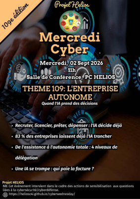 Flyer for  L'ENTREPRISE AUTONOME -  02 Septembre 2026