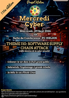 Flyer for  SOFTWARE SUPPLY CHAIN ATTACK -  09 Septembre 2026