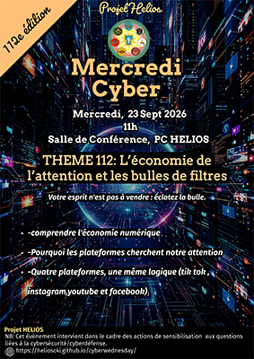 Flyer for  ECONOMIE DE L'ATTENTION - 23 Septembre 2026